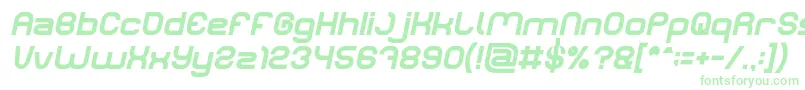 フォントLIFE FOR FUN Bold Italic – 緑のフォント