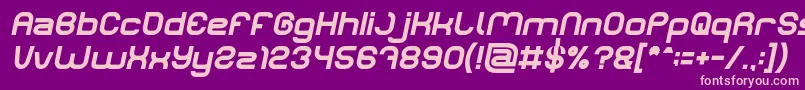 fuente LIFE FOR FUN Bold Italic – Fuentes Rosadas Sobre Fondo Morado