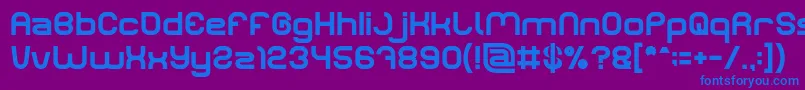 LIFE FOR FUN Bold Font – Blue Fonts on Purple Background