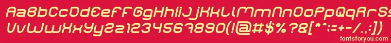 LIFE FOR FUN Italic Font – Yellow Fonts on Red Background