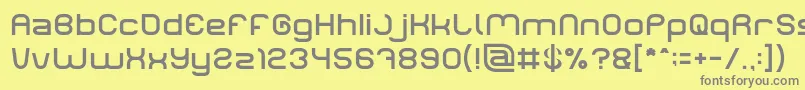 Czcionka LIFE FOR FUN Light – szare czcionki na żółtym tle