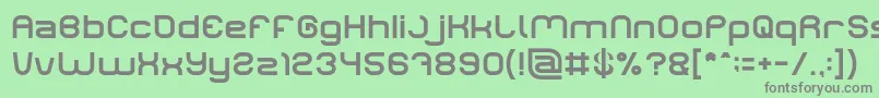 フォントLIFE FOR FUN – 緑の背景に灰色の文字