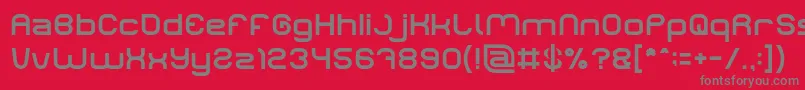 LIFE FOR FUN Font – Gray Fonts on Red Background