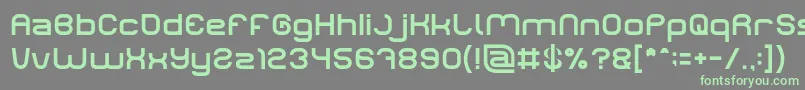 フォントLIFE FOR FUN – 灰色の背景に緑のフォント