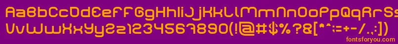 LIFE FOR FUN Font – Orange Fonts on Purple Background