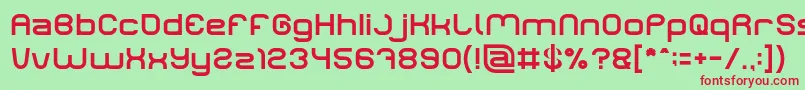 LIFE FOR FUN Font – Red Fonts on Green Background