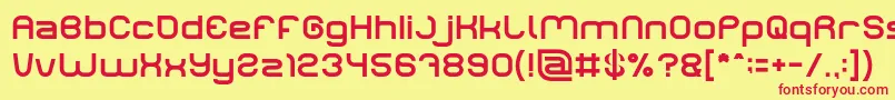 LIFE FOR FUN Font – Red Fonts on Yellow Background
