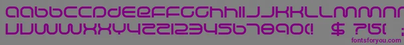 lifesupb Font – Purple Fonts on Gray Background