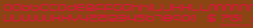 lifesupb Font – Red Fonts on Brown Background