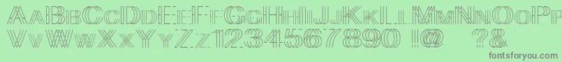 lift me up Font – Gray Fonts on Green Background