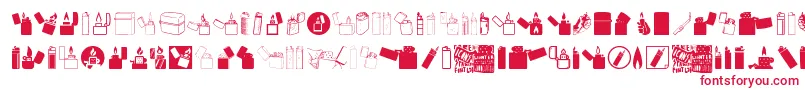 Police Lighter Icons – polices rouges
