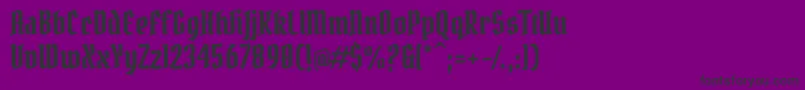 PirataoneRegular Font – Black Fonts on Purple Background