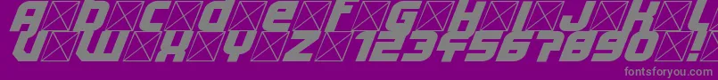 Lightyear Design Font – Gray Fonts on Purple Background