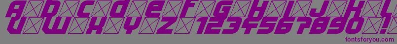 Police Lightyear Design – polices violettes sur fond gris