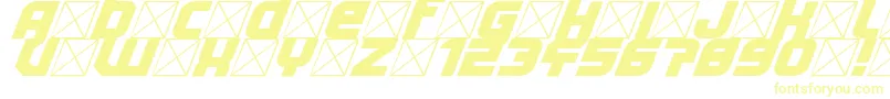 Czcionka Lightyear Design – żółte czcionki