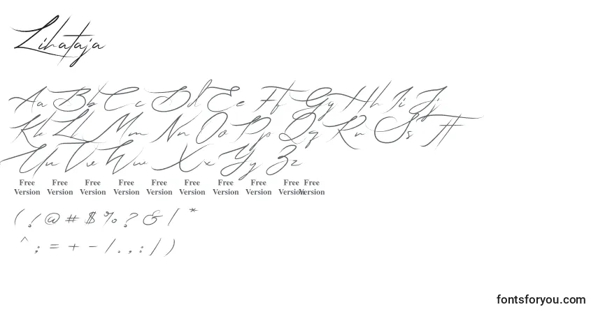 Lihataja Font – alphabet, numbers, special characters
