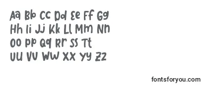 Fonte Like Snacking Font by 7NTypes