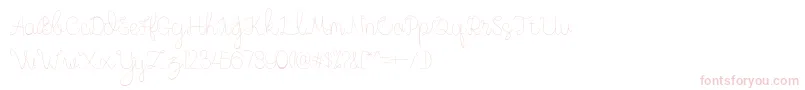 Lilly Font – Pink Fonts