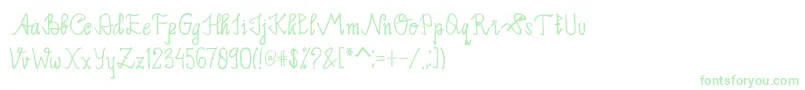 フォントLimpoke Font – 緑のフォント