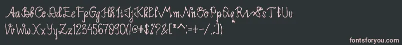 fuente Limpoke Font – Fuentes Rosadas Sobre Fondo Negro