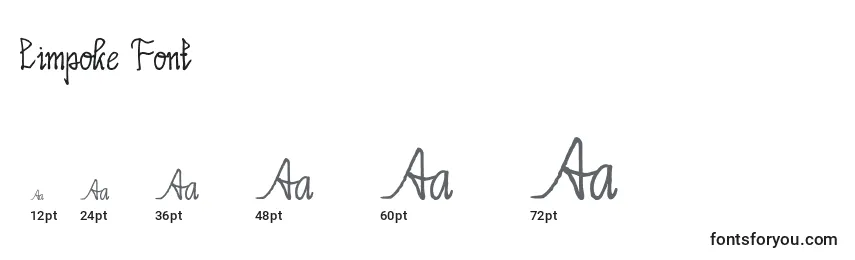 Größen der Schriftart Limpoke Font