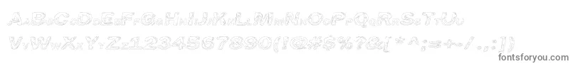 Line Etch-Schriftart – Graue Schriften