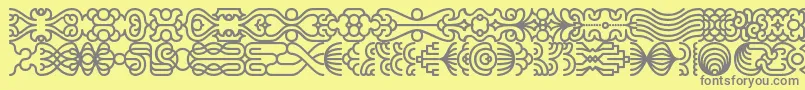 Czcionka lineding – szare czcionki na żółtym tle