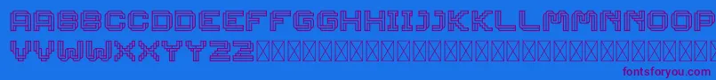 Linee DEMO-fontti – violetit fontit sinisellä taustalla