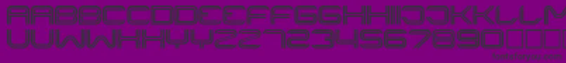 LINER    Font – Black Fonts on Purple Background