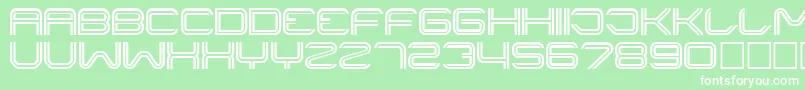 LINER    Font – White Fonts on Green Background