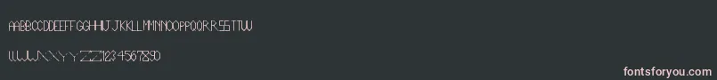 Liner34 Font – Pink Fonts on Black Background