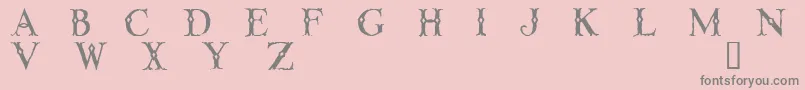 LINTD    Font – Gray Fonts on Pink Background