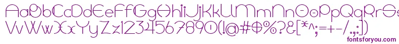 Linyat Bilog-Schriftart – Violette Schriften