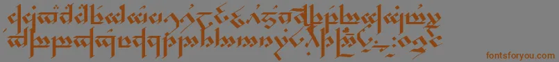More about Noldor Font Noldor Font – Brown Fonts on Gray Background