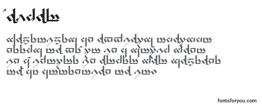 Schriftart Noldor