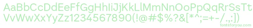 Literal   Regular Personal use Font – Green Fonts on White Background