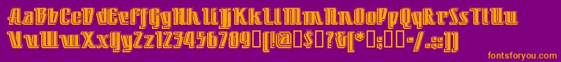 More about LITTDC Font LITTDC Font – Orange Fonts on Purple Background