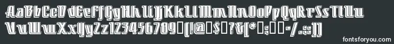 フォントLITTDC   – 白い文字