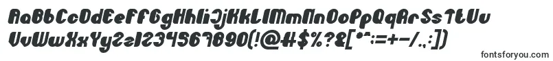 Little Atom Bold Italic-Schriftart – OTF-Schriften