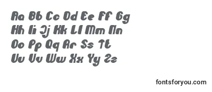 Little Atom Bold Italic -fontin tarkastelu