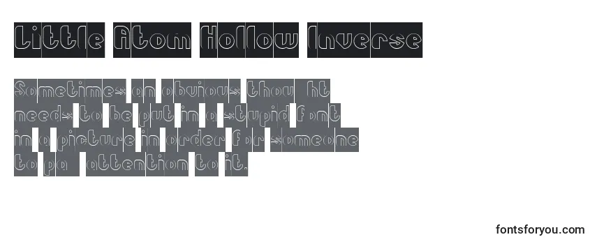 Review of the Little Atom Hollow Inverse Font