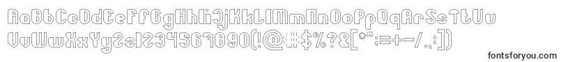 Little Atom Hollow Font – Ball Fonts