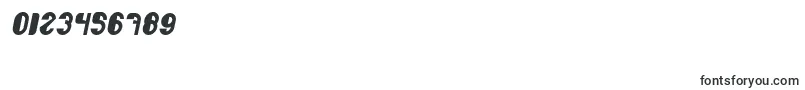 Little Atom Italic Font – Fonts for Numbers and Digits