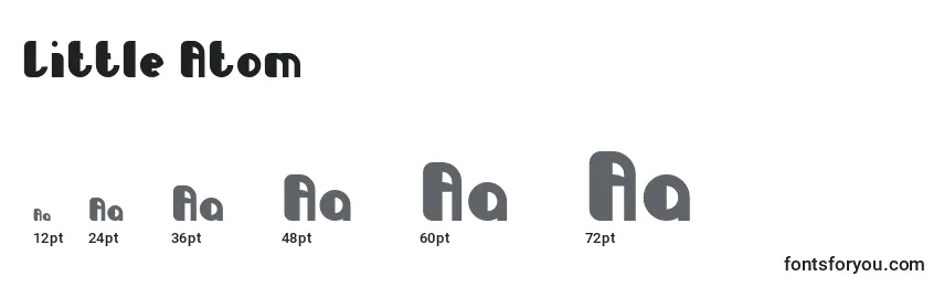 Размеры шрифта Little Atom