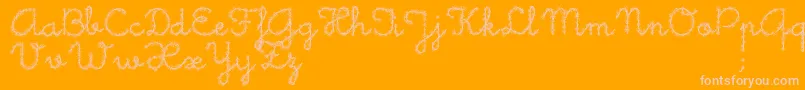 More about Little Daisy Font Little Daisy Font – Pink Fonts on Orange Background
