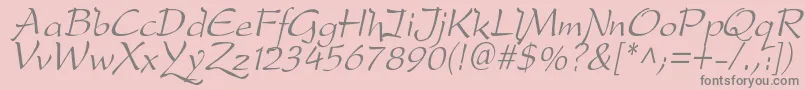 More about DfdroI Font DfdroI Font – Gray Fonts on Pink Background