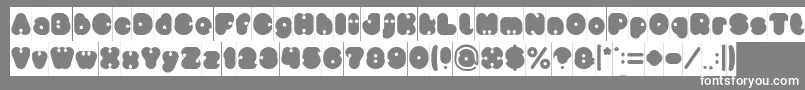 little think BIG IMPACT Inverse-Schriftart – Weiße Schriften auf grauem Hintergrund