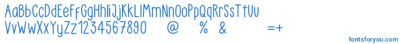 LittlePea Demo Regular Font – Blue Fonts