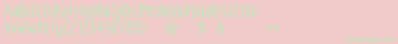 More about LittlePea Demo Regular Font LittlePea Demo Regular Font – Green Fonts on Pink Background