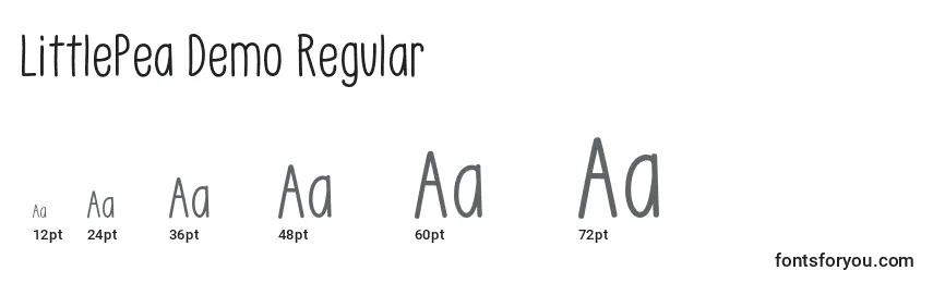 LittlePea Demo Regular Font Sizes